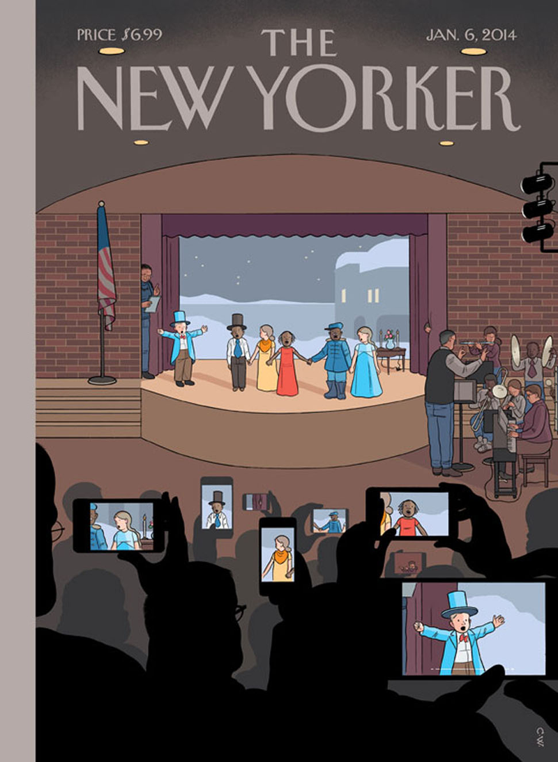 Illustration for article titled All Together Now: Chris Ware Nails It With This New Yorker Cover